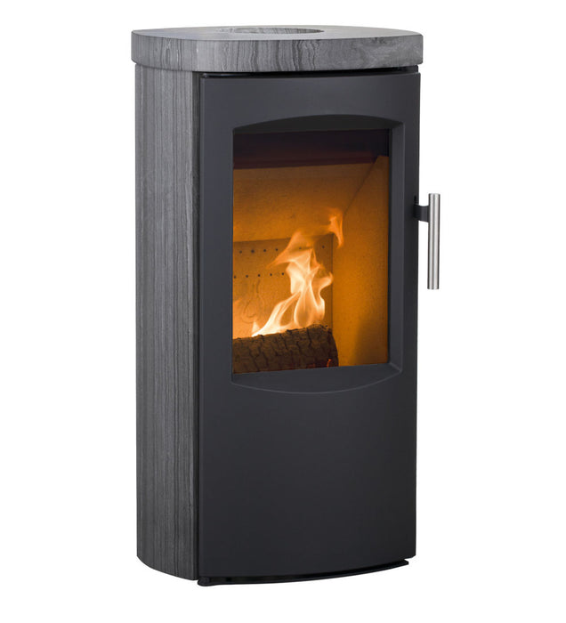 Heta Scanline 7B 4.5kW Wood Burning / Multifuel Blackwood Stove