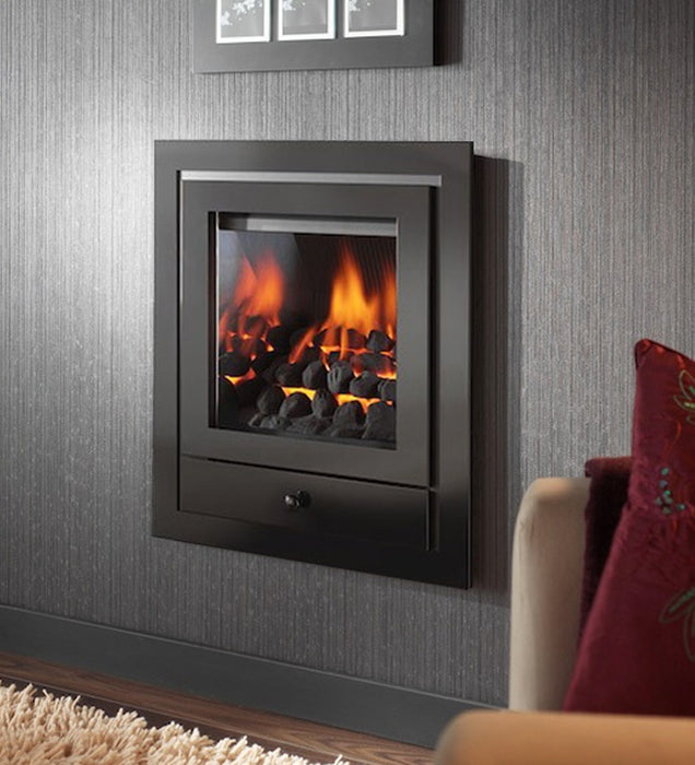 Crystal Fires Royale 4 Sided Hole In the Wall with Montana Gas Fire