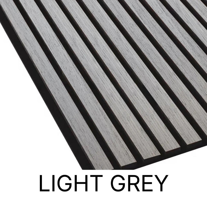 Acoustic slatted wall Panel - 2400mm x 600mm