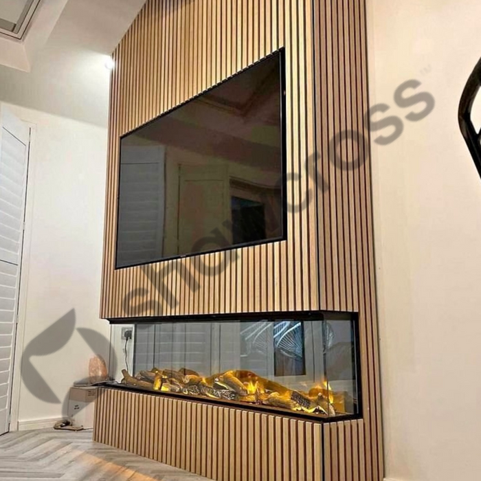 Acoustic Walnut Premium wooden wall Panel 2400mm x 600mm x 20mm