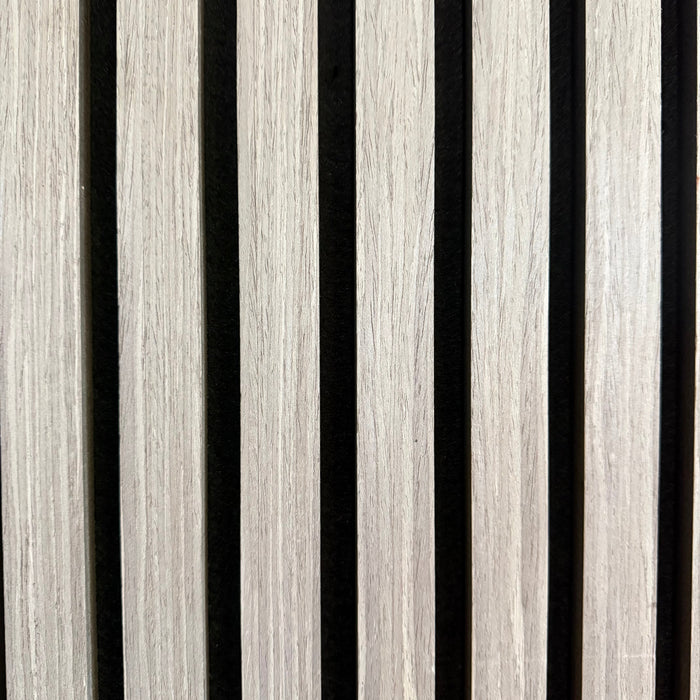 Acoustic Grey Oak Premium wooden wall Panel 2400mm x 600mm x 20mm