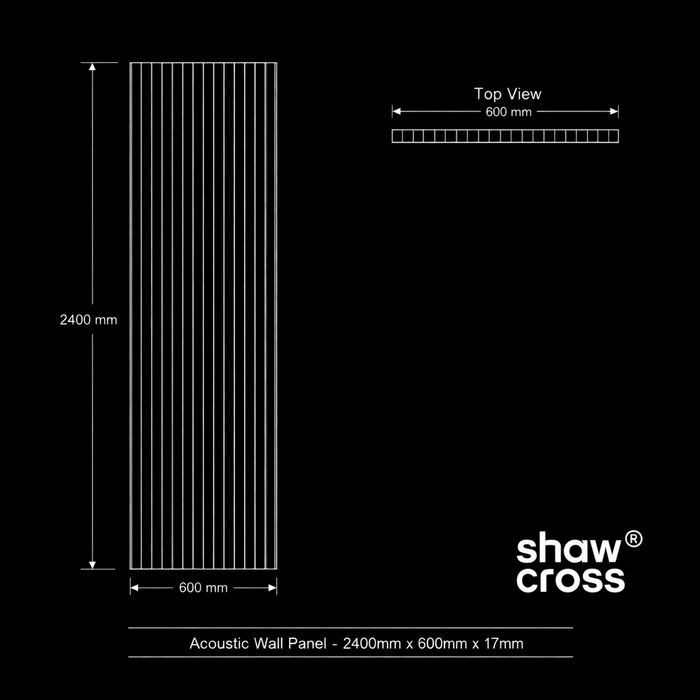 Acoustic White & Grey marble Premium wooden wall Panel 2400mm x 600mm