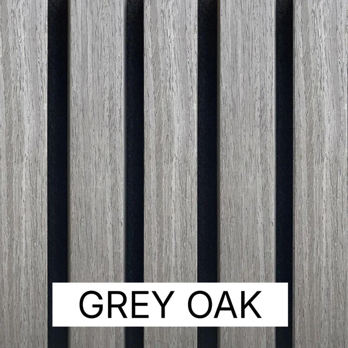 Acoustic slatted wall Panel - 2400mm x 600mm