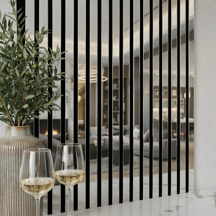 Acoustic slatted wall Panel - 2400mm x 600mm