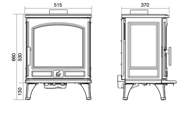 ACR Ashdale 7kW Multi Fuel Stove