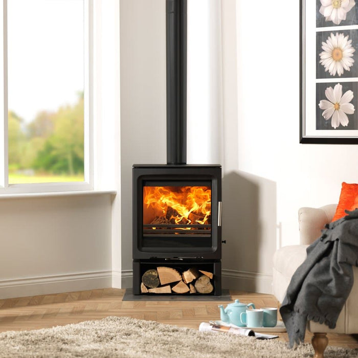 Purevision PV5W Wide Slimline 5kW Multi-Fuel Stove