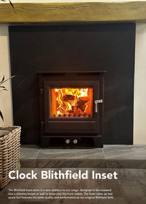 Clock blithfield 5 inset stove