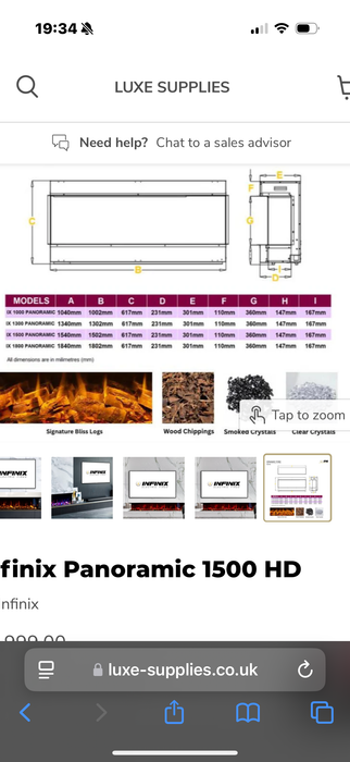 Infinix 1500 IX panoramic real logs included
