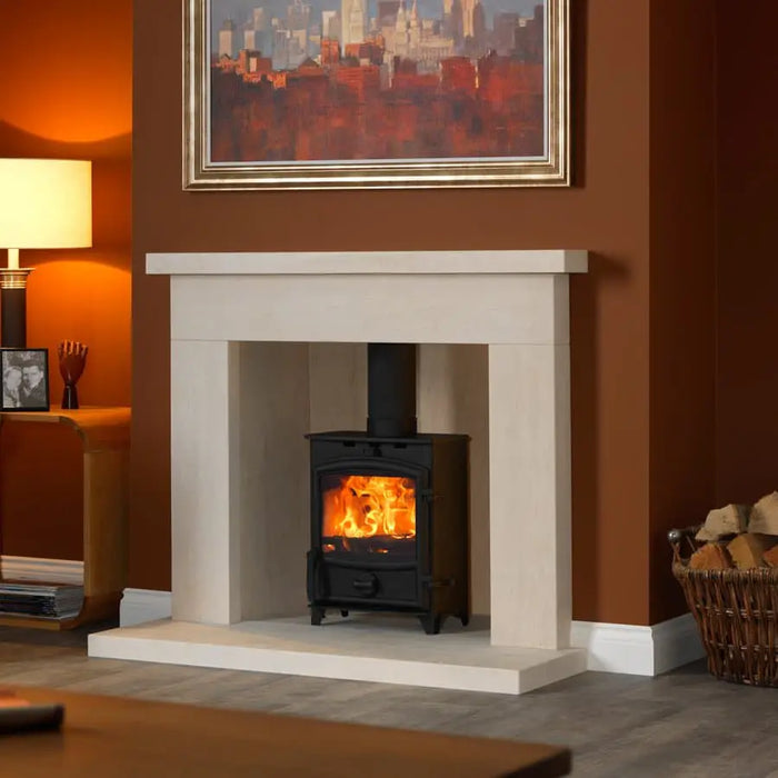 Fireline FX5 5kW Curved And Modern Door Multi Fuel Stove