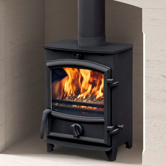 Fireline FX4 4kW Curved Door Multi Fuel Stove