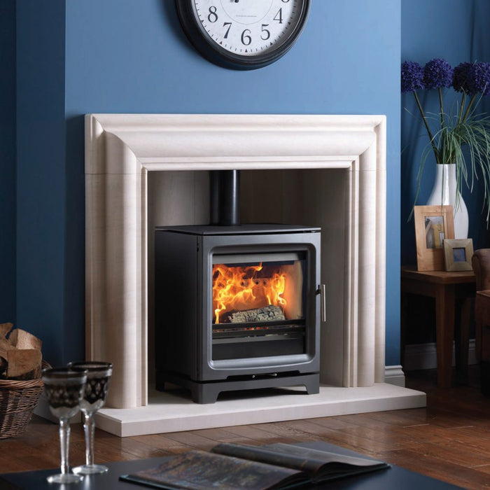 Purevision PV5W Wide Slimline 5kW Multi-Fuel Stove