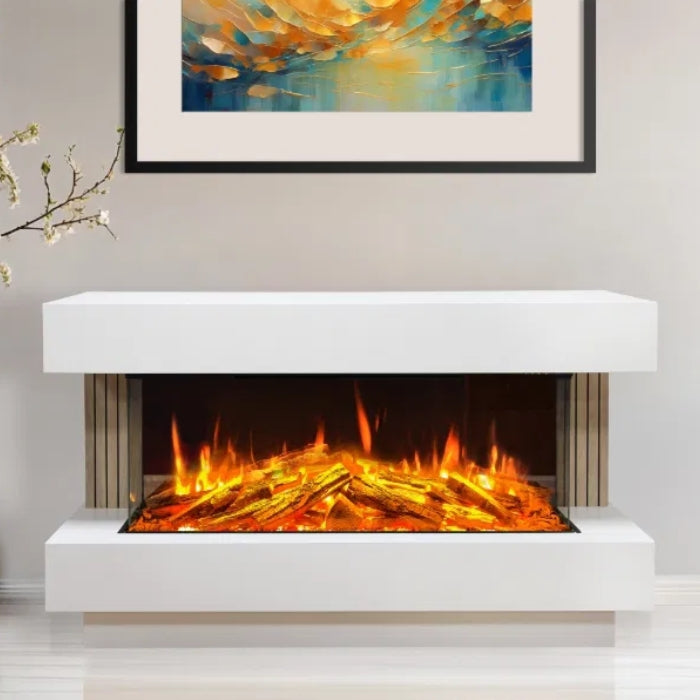 Celsi DLX Monroe 1000 Electric Fireplace Suite