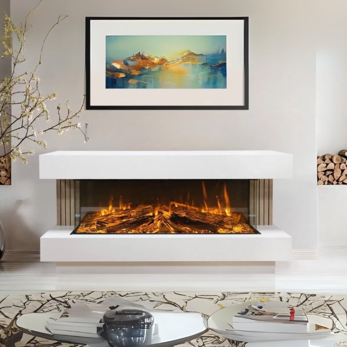 Celsi DLX Monroe 1250 Electric Fireplace Suite