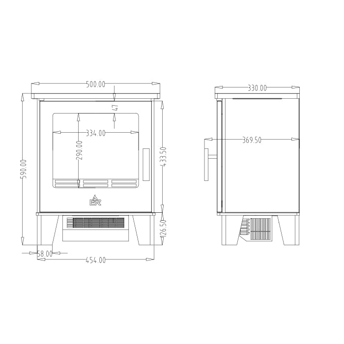Celsi Electristove VR Stratford Electric Stove