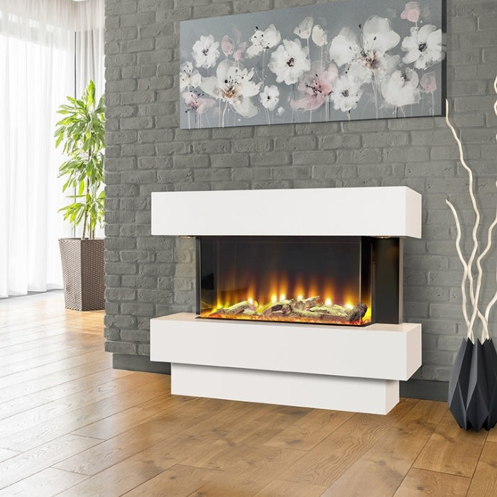 Celsi Electriflame VR Carino 750 Electric Fireplace Suite