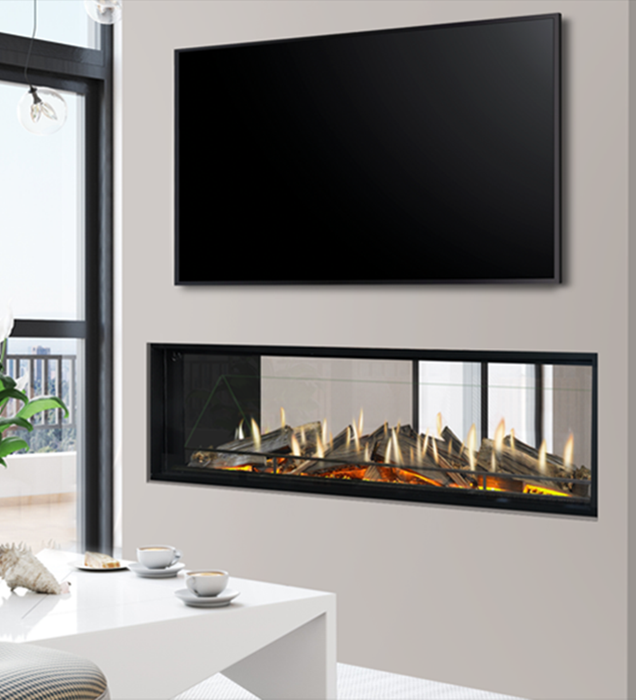 Evonic E-llusion Octane 1500 DS Built-In Tunnel Electric Fire