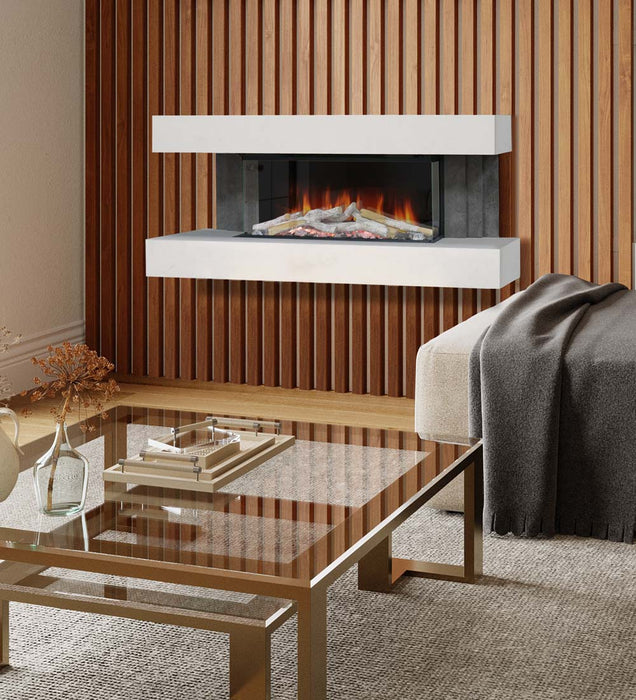 Evonic Inglewood Electric Fireplace Wall Mounted Suite