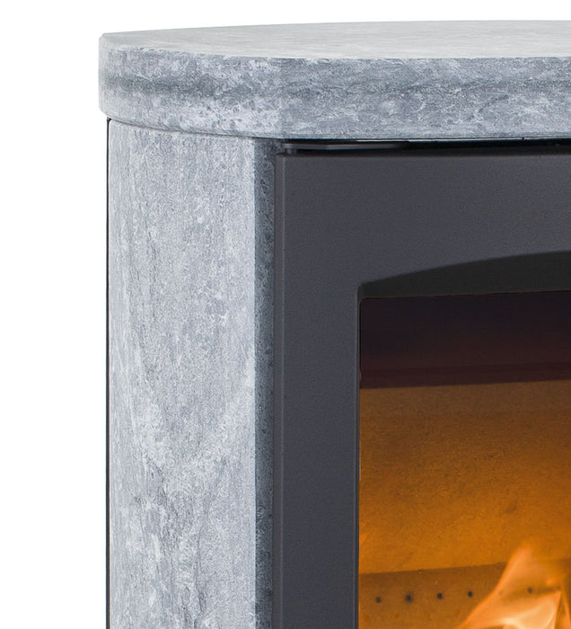 Heta Scanline 7B Complete Soapstone 4.5kW Wood Burning / Multifuel Stove