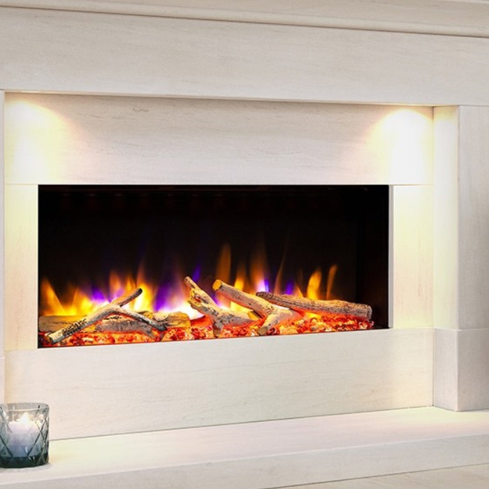Celsi Ultiflame VR Parada Elite Illumia Limestone Electric Fireplace Suite