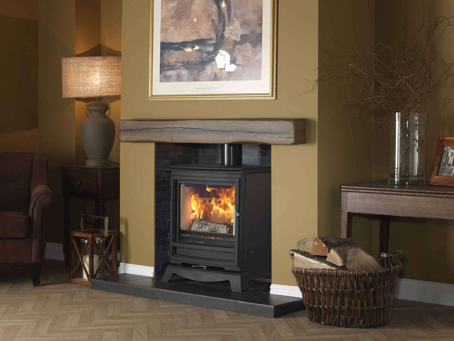 Purevision CPV5W Slimline Wide Multi Fuel Stove