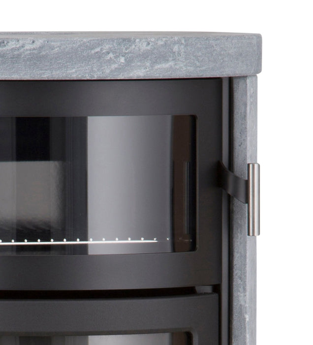 Heta Scanline 520B 6kW Soapstone Wood Stove with Baking Oven