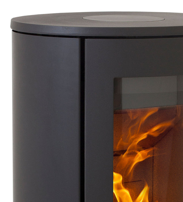 Heta Scanline 850 Turnable 6kW Wood Burning Pedestal Stove