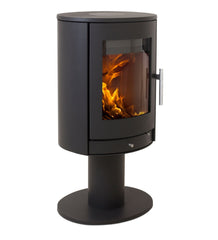 Heta Scanline 850 Turnable 6kW Wood Burning Pedestal Stove