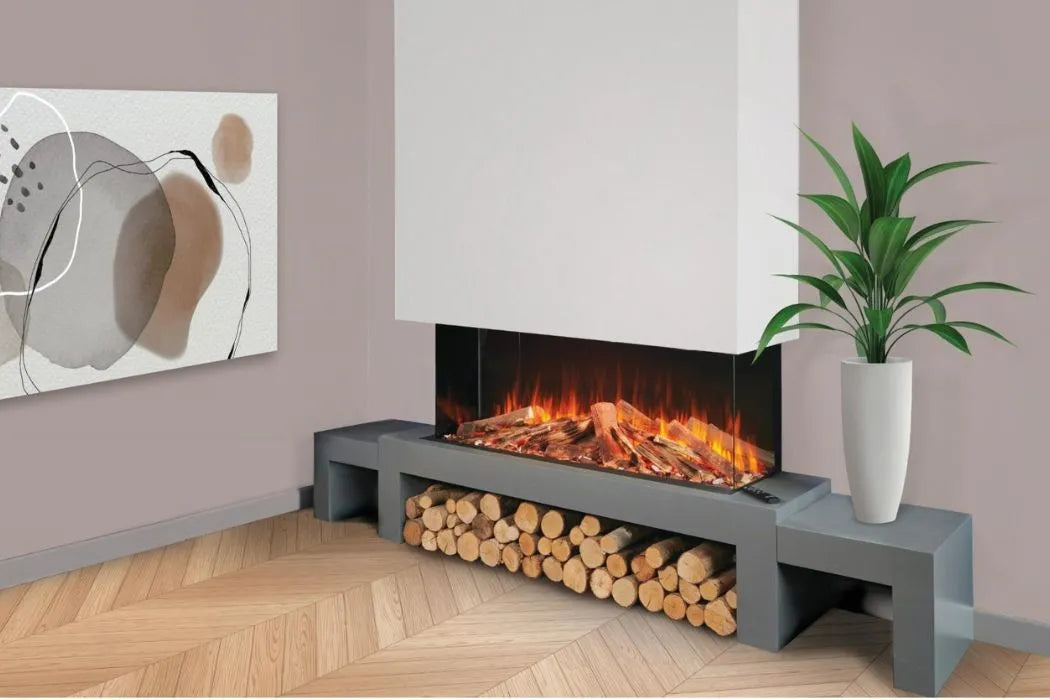 Solution Brandon With Chimney Breast & Log Bench