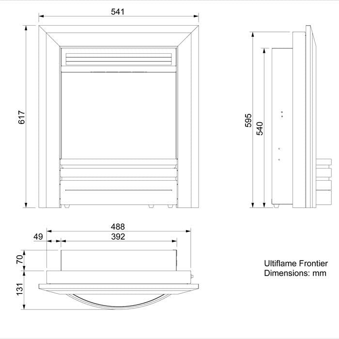 Celsi Ultiflame VR Frontier Electric Fire