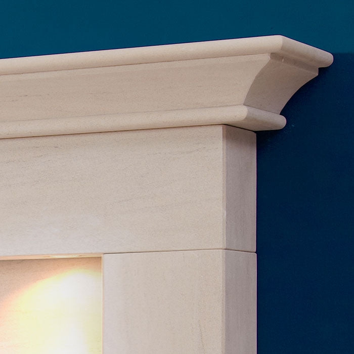 Celsi Ultiflame VR Parada Elite Illumia Limestone Electric Fireplace Suite