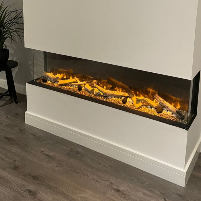 Icona™ 51" inch Panoramic High definition Electric Fire 3 Sided 1300mm App & Alexa Control option