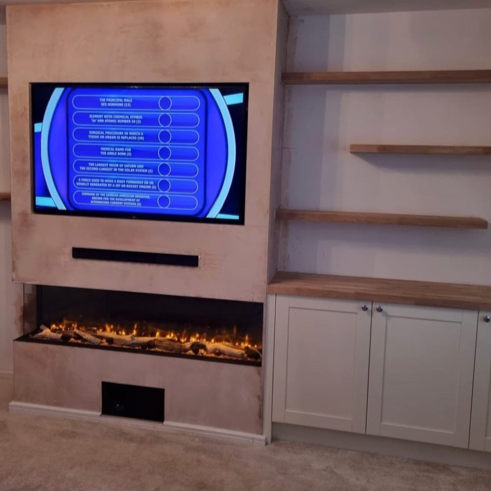 Icona™ 51" inch Panoramic High definition Electric Fire 3 Sided 1300mm App & Alexa Control option