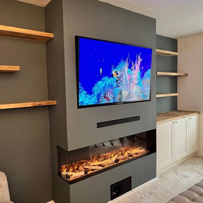 E1500 Icona™ E1500 Panoramic deep High definition Electric Fire 3 Sided 1500mm/59” Wide App & Alexa controlled